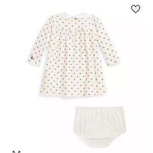 Brand new velour reindeer dress, missing bloomers